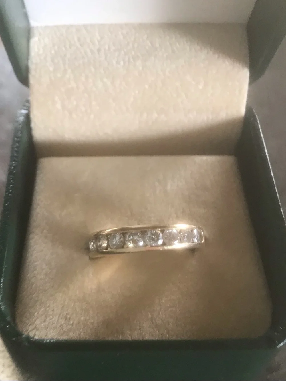 Beautiful 1 CTW Diamond Anniversary Ring Size 5 3/4